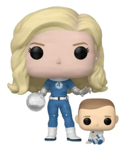 Funko POP MARVEL Los Cuatro Fantásticos: Primeros Pasos Invisible Woman & Franklin – ilevel. Librería, cómics y regalos