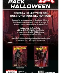 Pack Halloween Dracula & Frankenstein – ilevel. Librería, cómics y regalos