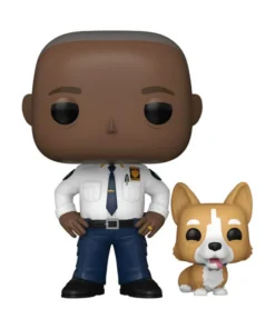 Funko POP Brooklyn Nine-Nine Cpt Holt with dog – ilevel. Librería, cómics y regalos