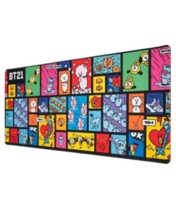 Alfombrilla Ratón XL BT21 | Gaming y K-pop | Frikomics