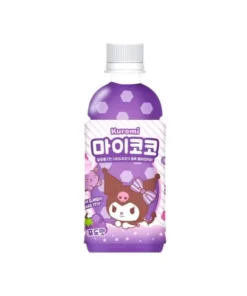 Kuromi uva 340 ml | Bebida Sanrio MEASTY con nata de coco