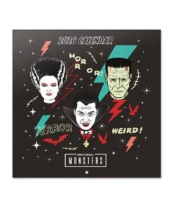 CALENDARIO 2026 30X30 UNIVERSAL MONSTERS