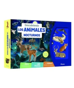 DESCUBRIENDO LOS ANIMALES NOCTURNOS TABLERO MAGNETICO