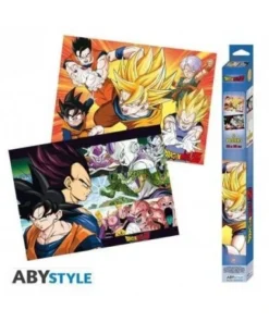 DRAGON BALL – Set 2 carteles de Chibi – Saiyans (52×38) POSTERS9,95…