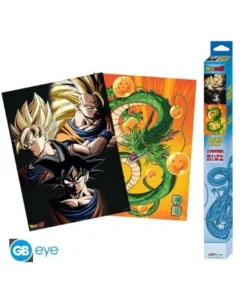 DRAGON BALL – Set 2 Chibi Posters – Goku & Shenron (52×38) POSTERS9…