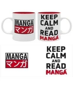 KEEP CALM AND READ MANGA – Taza 320ml – Asian Art ANIME / MANGA10,9…