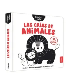 LAS CRIAS DE ANIMALES BLANCO Y NEGRO