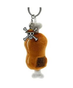 LLAVERO DE PELUCHE CARNE CON HUESO ONE PIECE 3665361131229 AbysseCo…