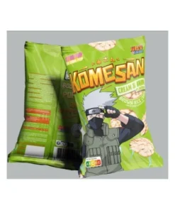 NARUTO CHIPS DE ARROZ CON SABOR A CEBOLLA Y CREMA KOMESAN