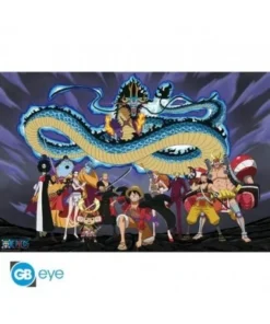 ONE PIECE – Póster Maxi 91,5×61 – La tripulación contra Kaido