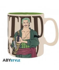 ONE PIECE – Taza – 460 ml – Zoro & Wanted 3665361139850 AbysseCorp …
