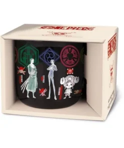 ONE PIECE TAZA CERAMICA DESAYUNO 400 ML EMBLEMAS PIRATAS