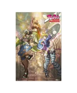 POSTER JOJOS BIZARRE ADVENTURE JOSEPH JOESTAR & CAESAR ZEPPELI POST…