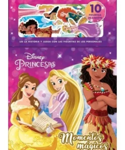 PRINCESAS MOMENTOS MAGICOSrLibro con 10 figuritas de carton Inic…