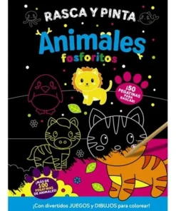 RASCA Y PINTA ANIMALES FOSFORITOS