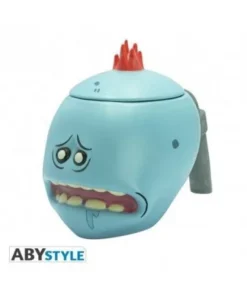 Taza 3D Rick & Morty Mr Meeseeks 450 ml | Merchandising Rick & Morty | Frikomics
