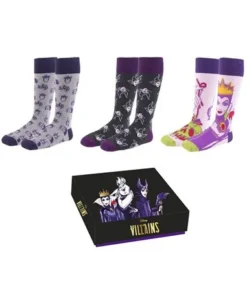 Set 3 calcetines Villanas Disney