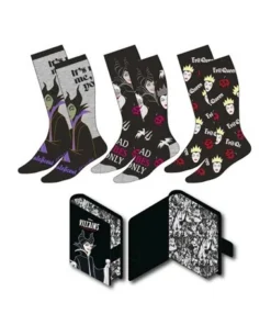Set 3 calcetines Villanas Disney adulto