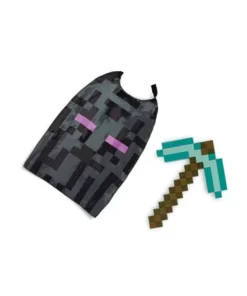 Set de pico y capa Minecraft – aventúrate en el mundo pixelado