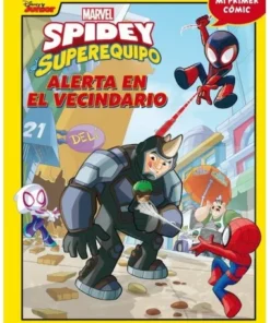 SPIDEY Y SU SUPEREQUIPO ALERTA EN EL VECINDARIO Comic 4 Cuentos Inf…