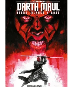 STAR WARS DARTH MAUL BLANCO NEGRO Y ROJO