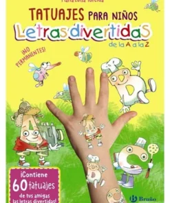TATUAJES PARA NIÑOS LETRAS DIVERTIDAS DE LA A A LA Z