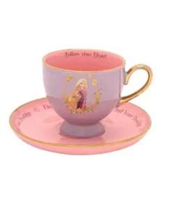 Taza y plato Princesas Disney Rapunzel – vajilla Rapunzel