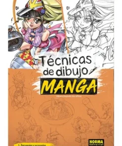 TECNICAS DE DIBUJO MANGA 5 PERSONAJES Y ACCESORIOS