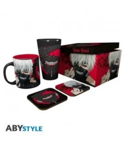 TOKYO GHOUL – Pack Vaso XXL + Taza + 2 Posavasos «Ken» ANIME / MANG…