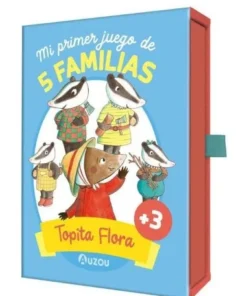TOPITA FLORA 5 FAMILIAS JUEGO DE CARTAS