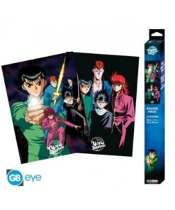 YU YU HAKUSHO – Set 2 Chibi Posters – Yusuke and his group (52×38) …